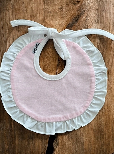 100% cotton round bib