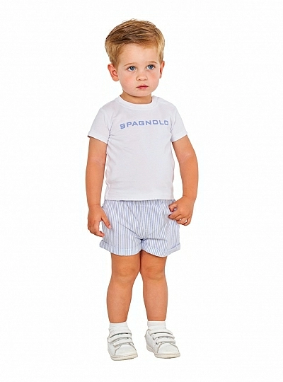 Boys' t-shirt and trousers set.