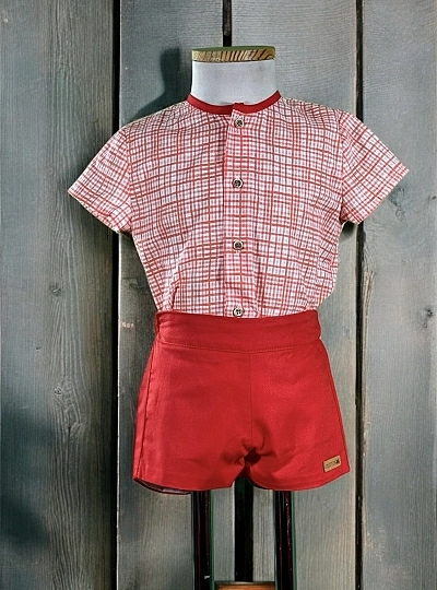 Camisa y pantalón para niño de lolittos colección Poppy