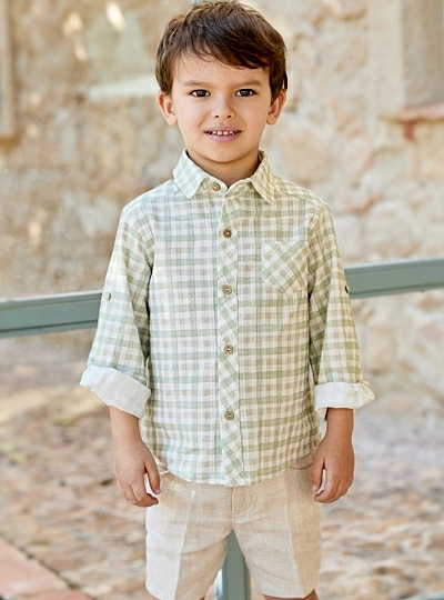 Conjunto para niño camisa y pantalón Colección Palmi