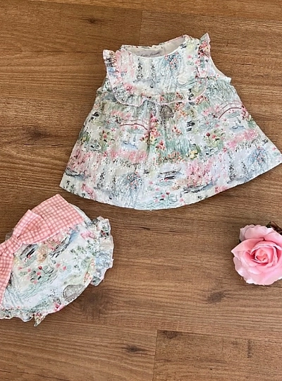 Conjunto Vestido y braga. Colección Monet