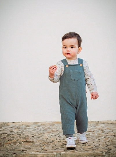 Dungarees and blouse for children from the Family collection by Cocote