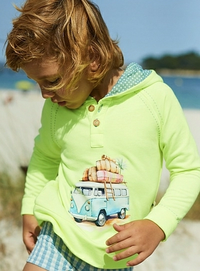 Fluorescent sweatshirt from the Martinique van collection