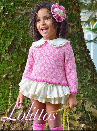 Three-piece set for girls from Lolittos Grecia collection